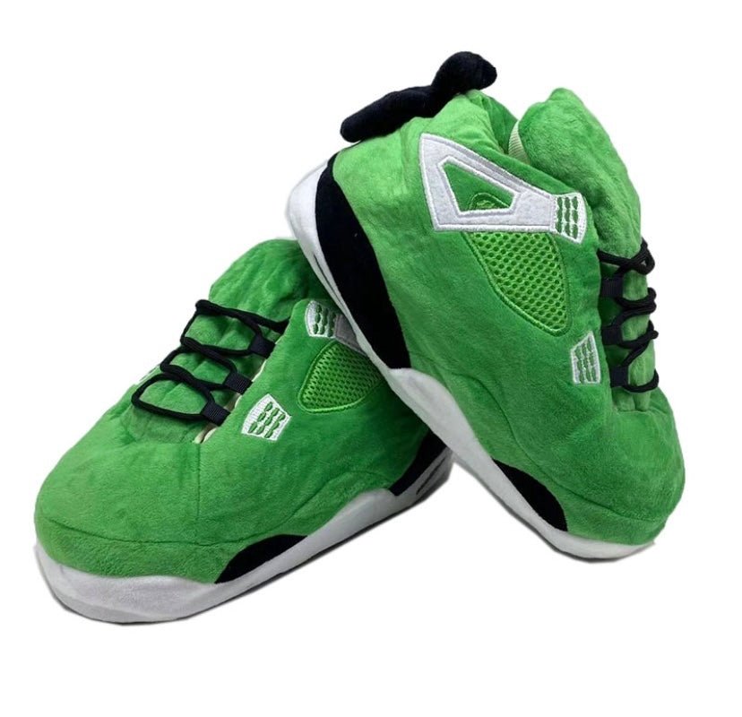 'Green Goblins' Sneaker Slippers - Trend Sellers
