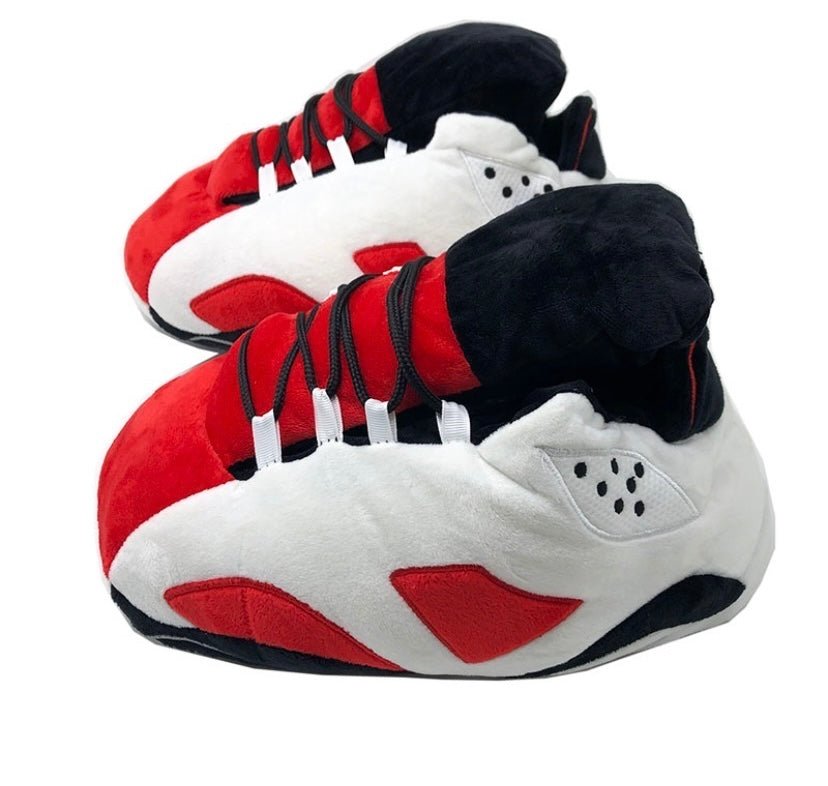 'Retro Reds' Sneaker Slippers - Trend Sellers