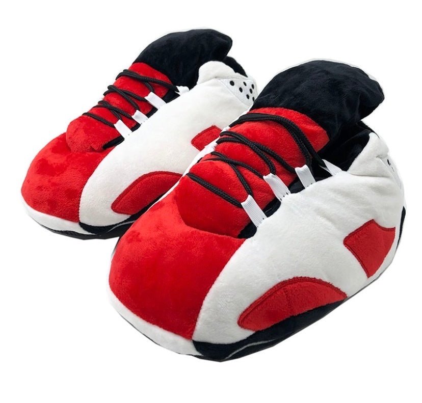 'Retro Reds' Sneaker Slippers - Trend Sellers