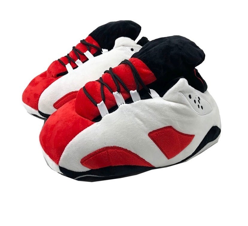 'Retro Reds' Sneaker Slippers - Trend Sellers