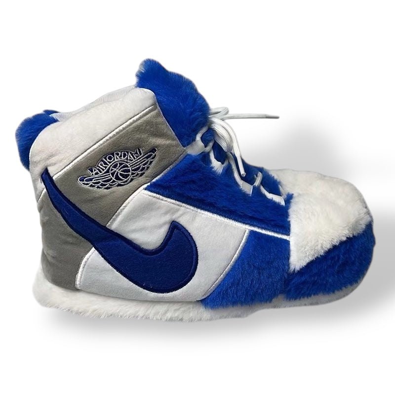 High 'OG' Royal Blue/White/Grey Sneaker Slippers - Trend Sellers