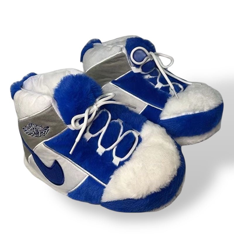 High 'OG' Royal Blue/White/Grey Sneaker Slippers - Trend Sellers