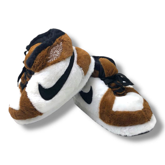 'OG' Brown Sneaker Slippers - Trend Sellers