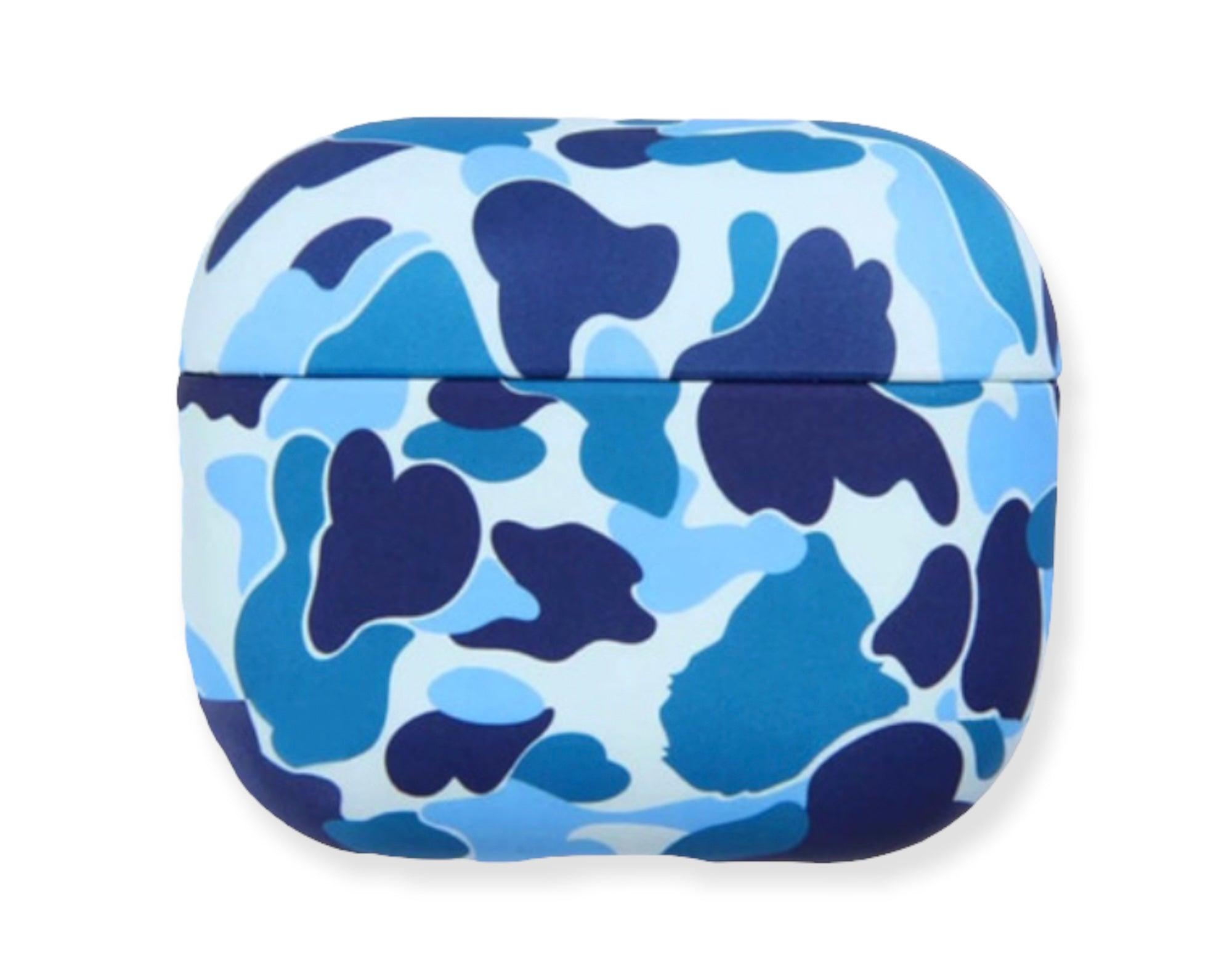 Blue Camo Camouflage Cute Luxury Designer Airpods 1 2 Pro Case -  Israel
