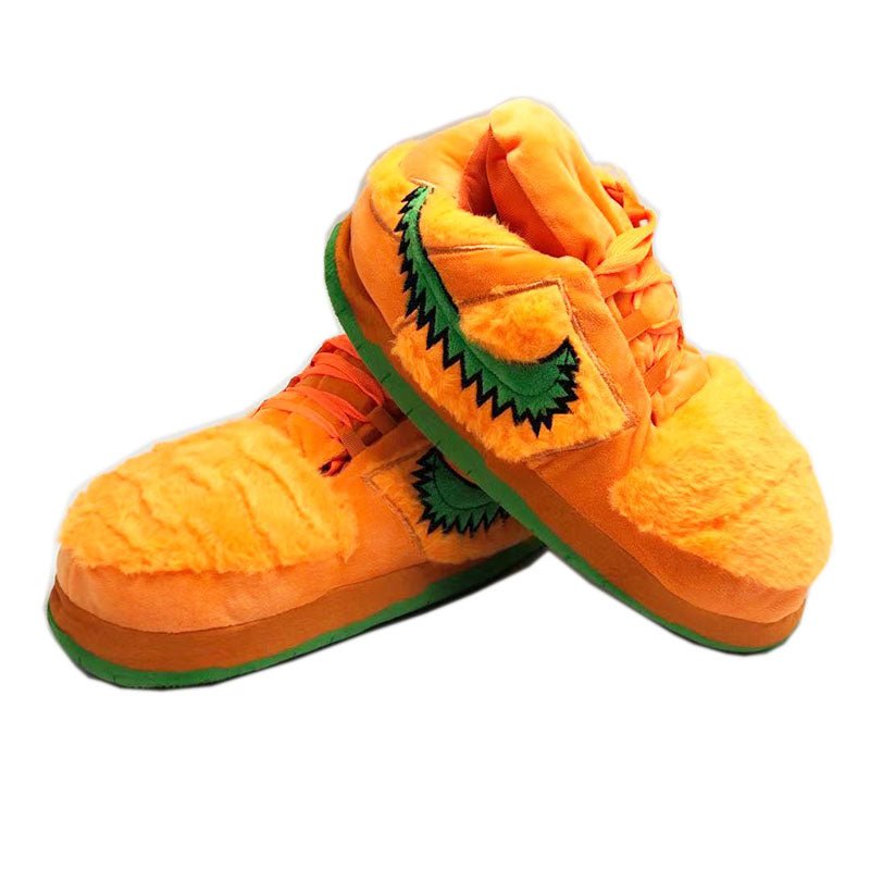 'Furry Orange' Sneaker Slippers - Trend Sellers