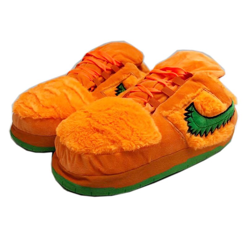 'Furry Orange' Sneaker Slippers - Trend Sellers