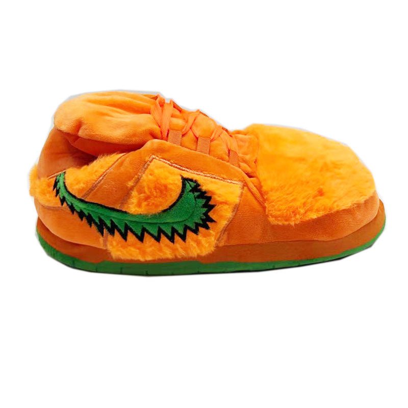 'Furry Orange' Sneaker Slippers - Trend Sellers