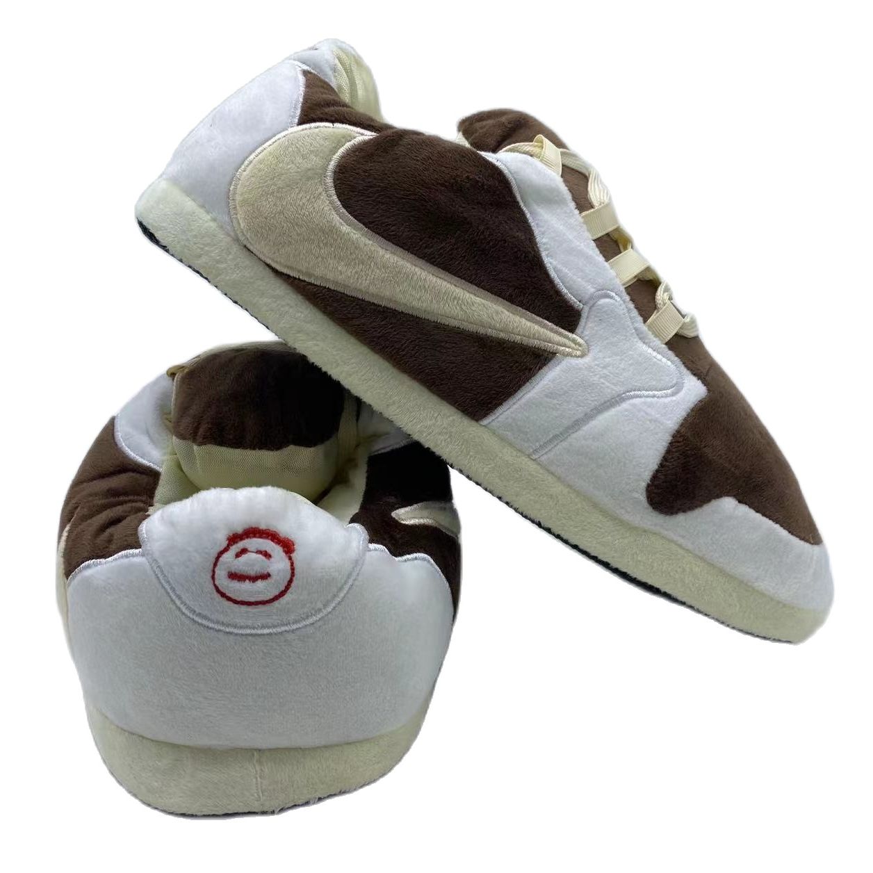 Low 'OG' Brown - White Sneaker Slippers - Trend Sellers