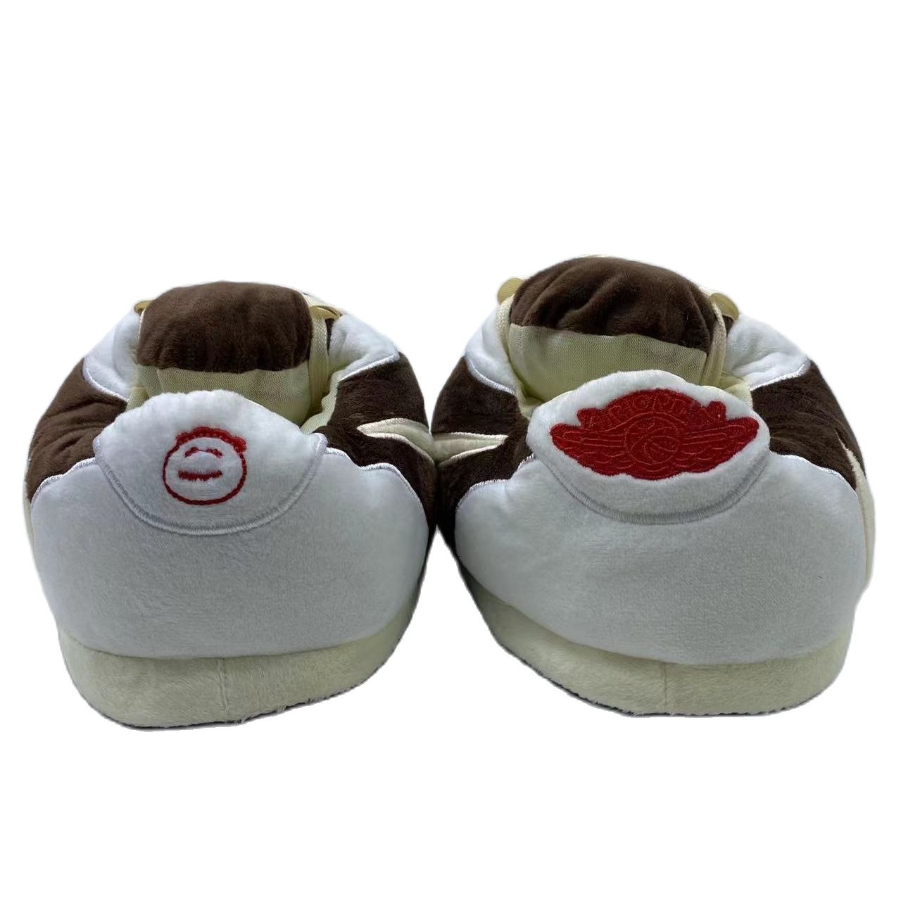 Low 'OG' Brown - White Sneaker Slippers - Trend Sellers