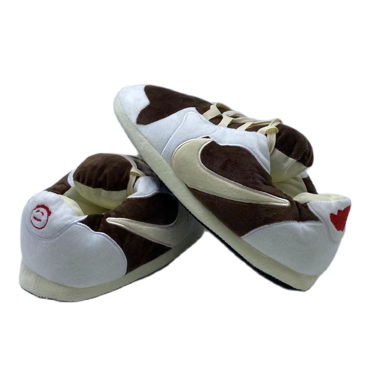 Low 'OG' Brown - White Sneaker Slippers - Trend Sellers
