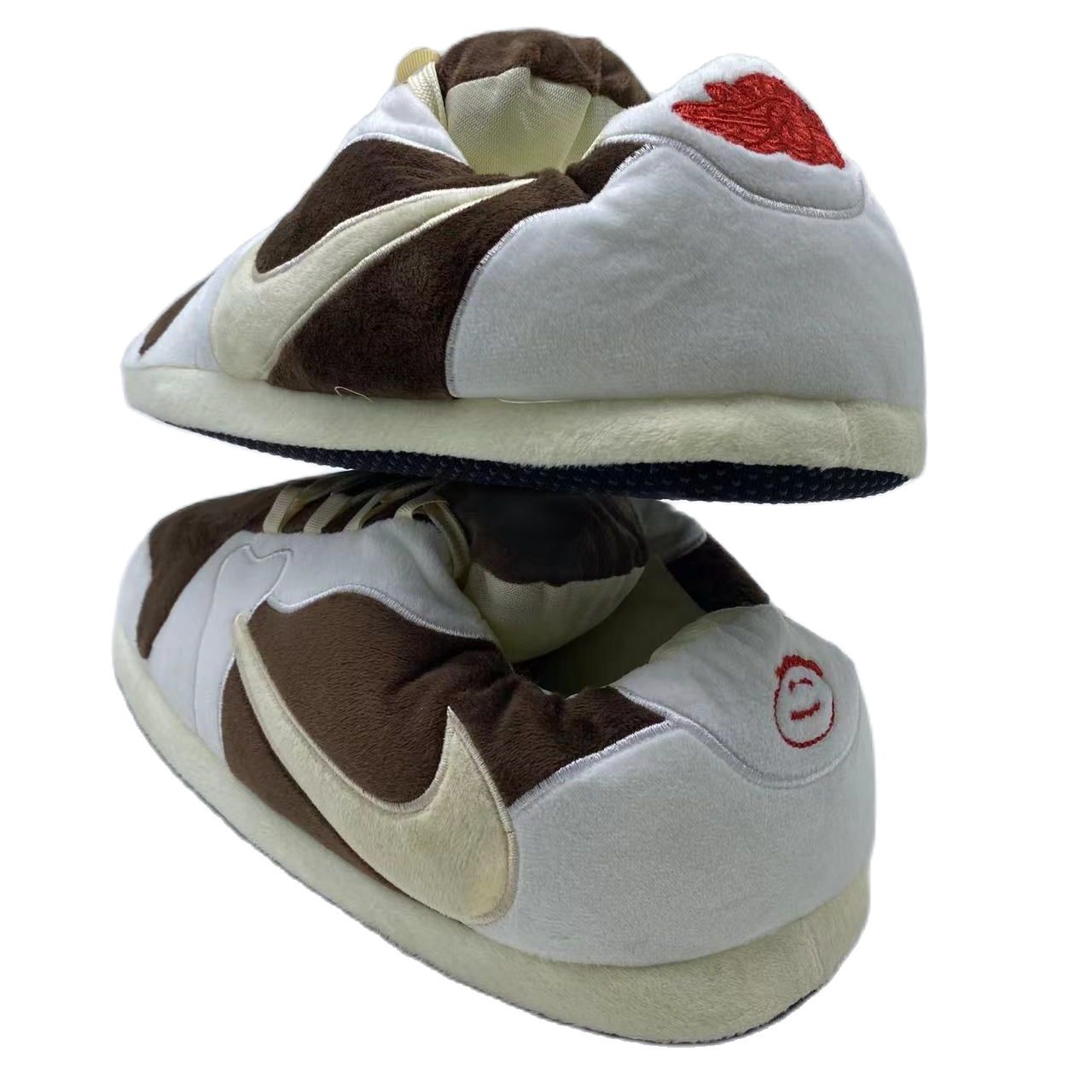Low 'OG' Brown - White Sneaker Slippers - Trend Sellers