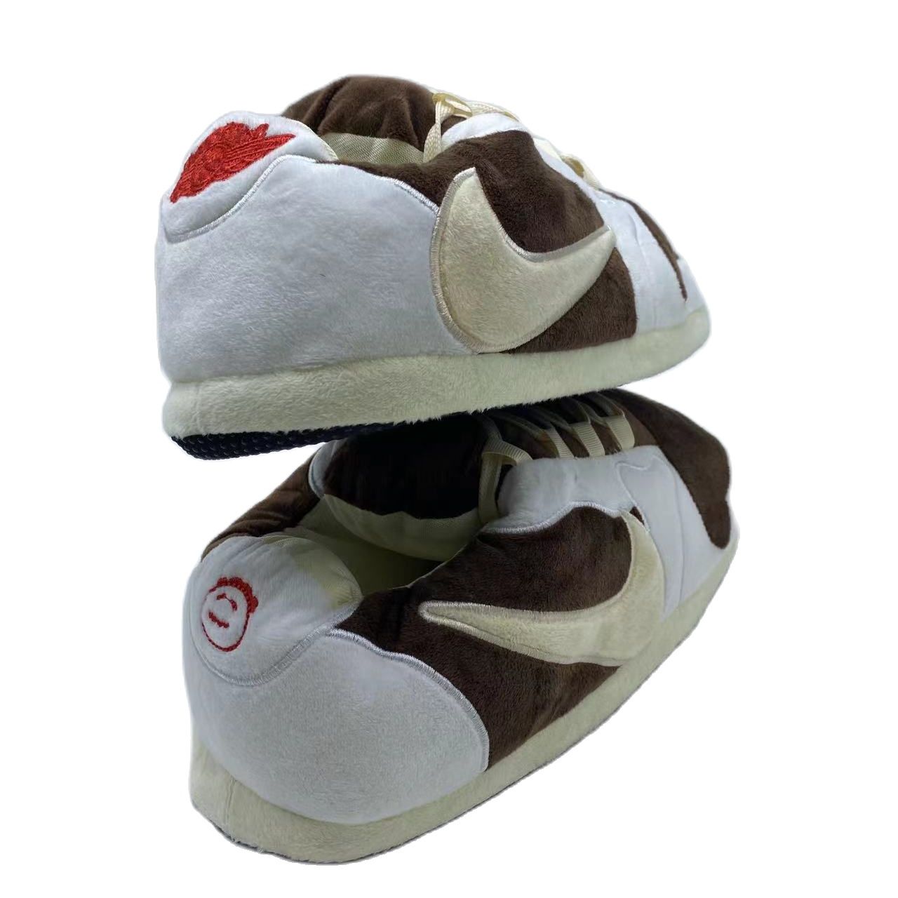 Low 'OG' Brown - White Sneaker Slippers - Trend Sellers