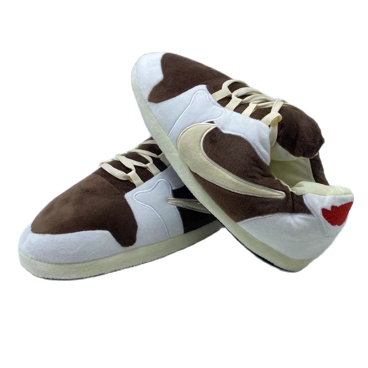 Low 'OG' Brown - White Sneaker Slippers - Trend Sellers