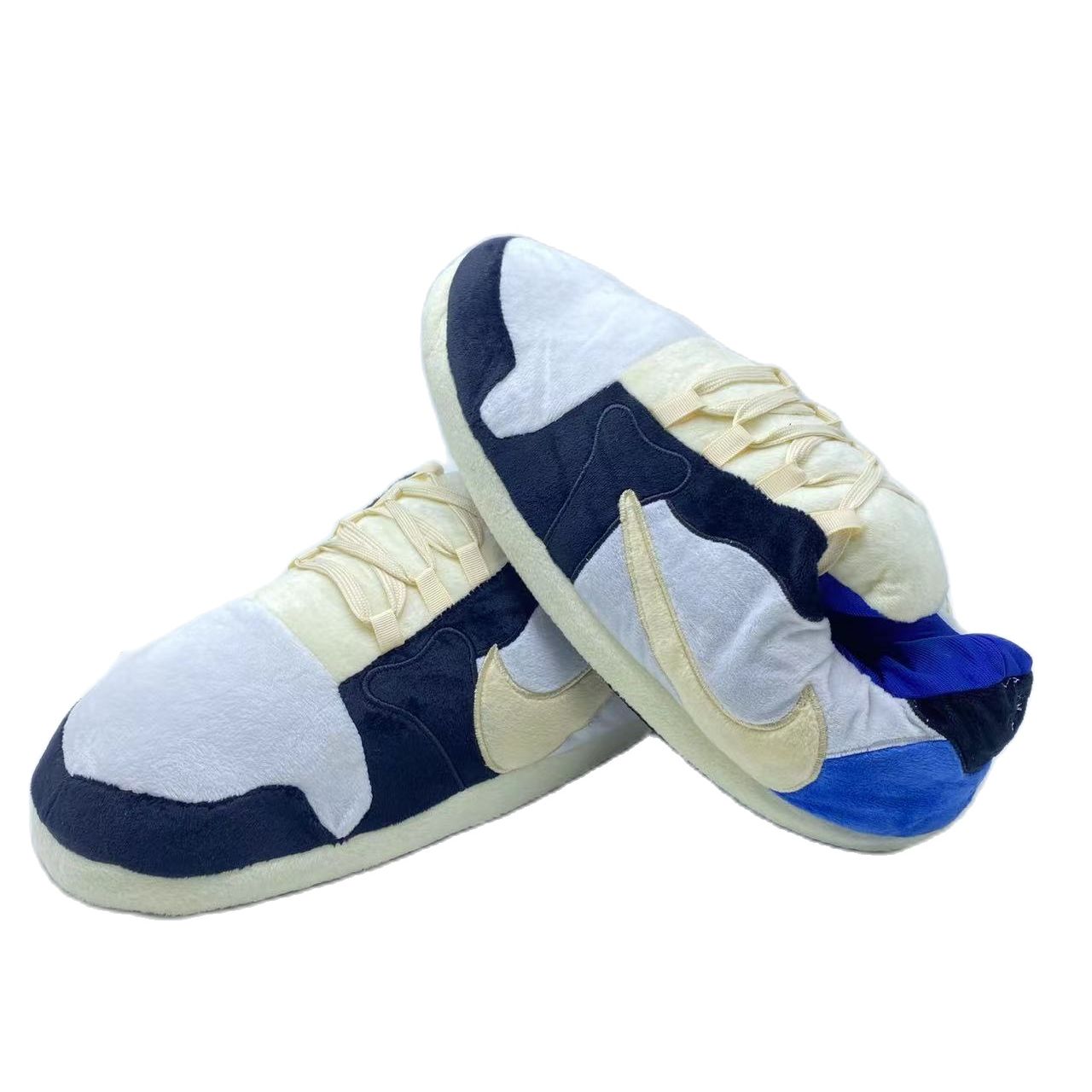 Low 'OG' Blue - White Sneaker Slippers - Trend Sellers