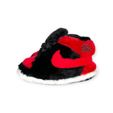 High 'OG' Red and Black Sneaker Slippers