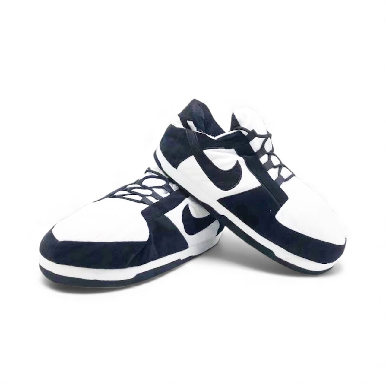 AJ1 Low Black & White Sneaker Slippers - Trend Sellers