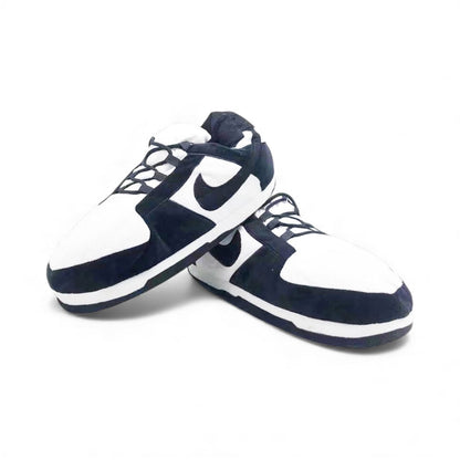 AJ1 Low Black & White Sneaker Slippers - Trend Sellers