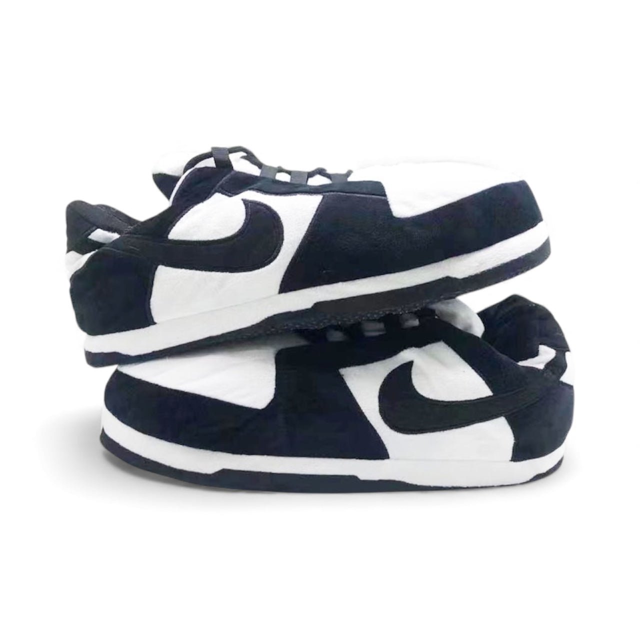 AJ1 Low Black & White Sneaker Slippers - Trend Sellers