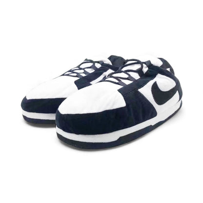 AJ1 Low Black & White Sneaker Slippers - Trend Sellers