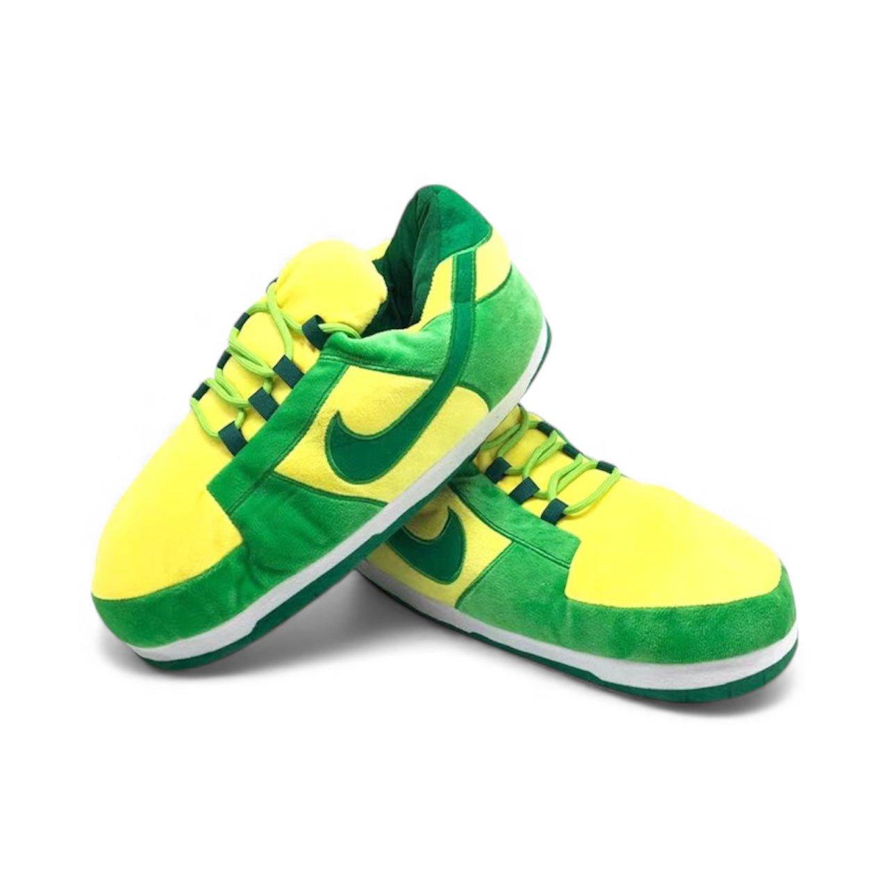 AJ1 Low Yellow & Green Sneaker Slippers - Trend Sellers