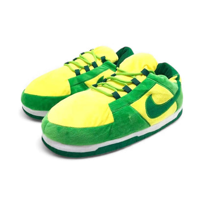 AJ1 Low Yellow & Green Sneaker Slippers - Trend Sellers