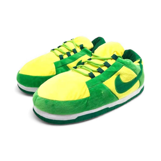 AJ1 Low Yellow & Green Sneaker Slippers - Trend Sellers