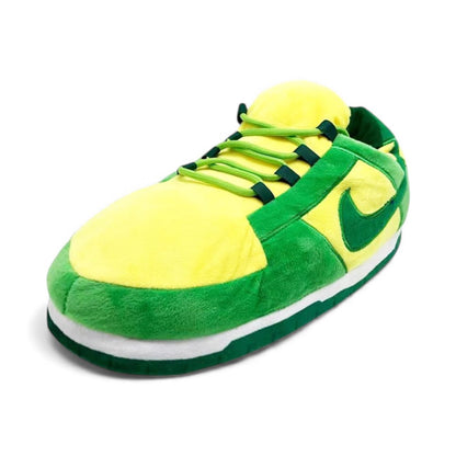 AJ1 Low Yellow & Green Sneaker Slippers - Trend Sellers