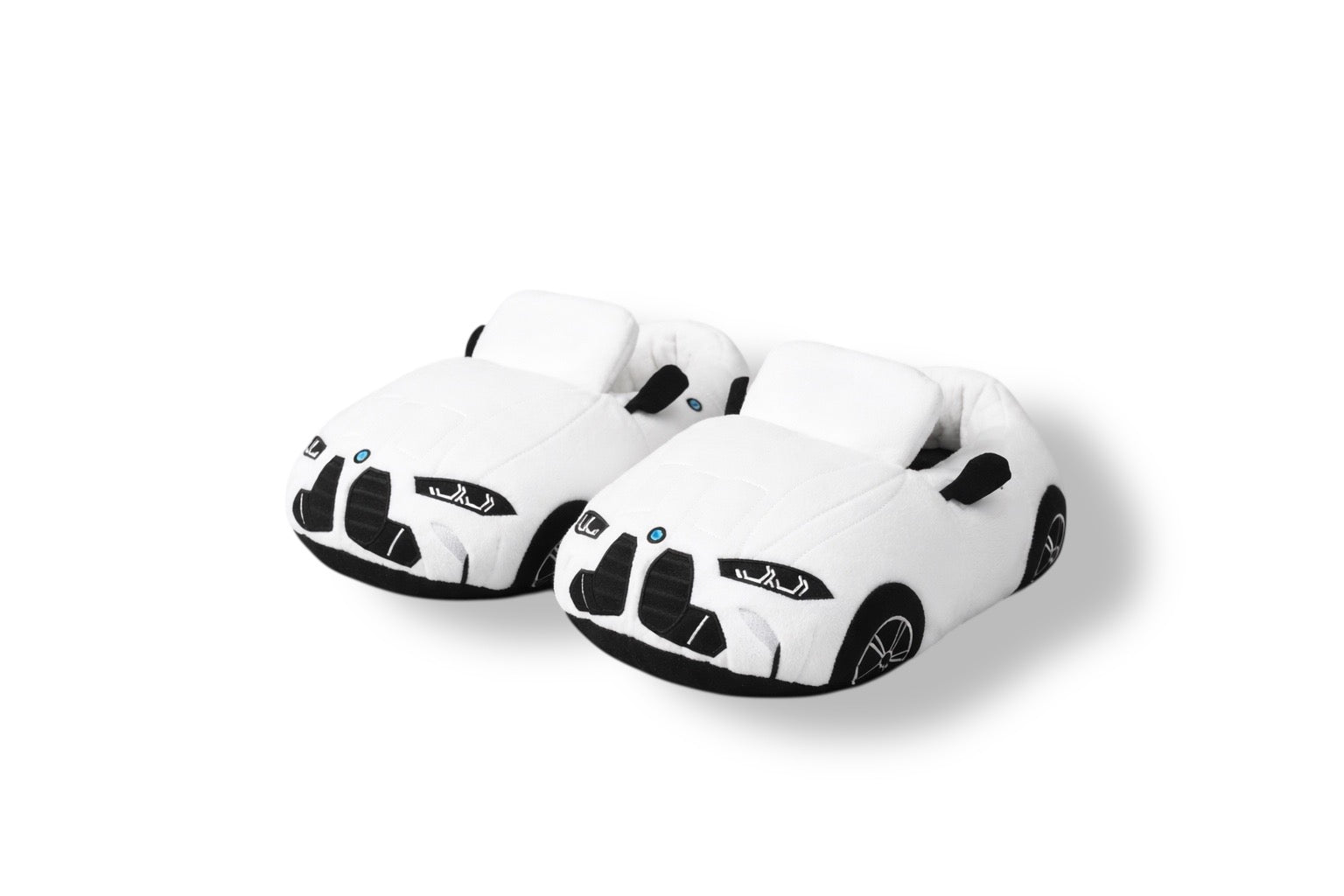BMW Racing Car Slippers - Trend Sellers - White