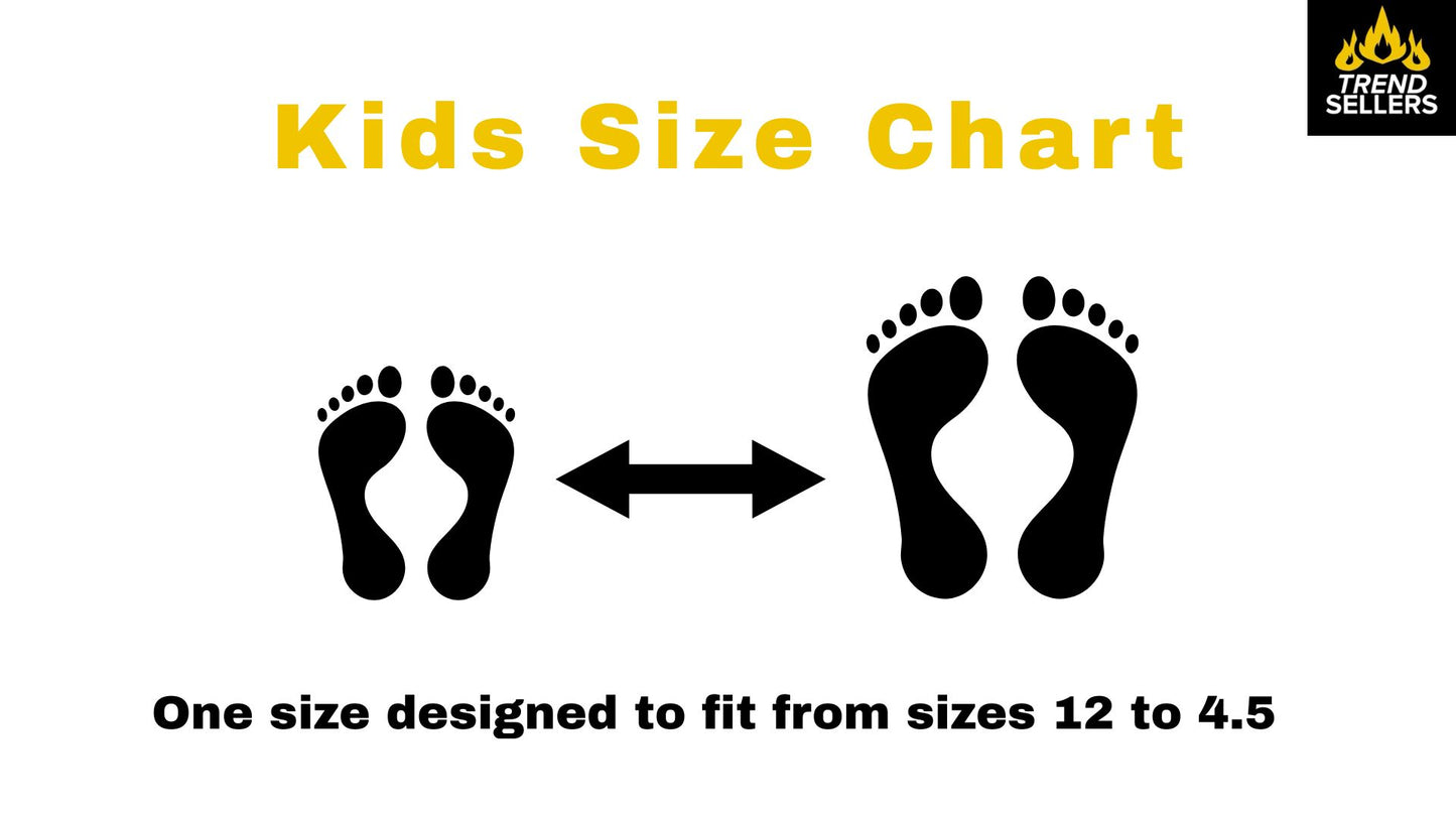 OG 'Space Grey' Kids Sneaker Slippers - Trend Sellers