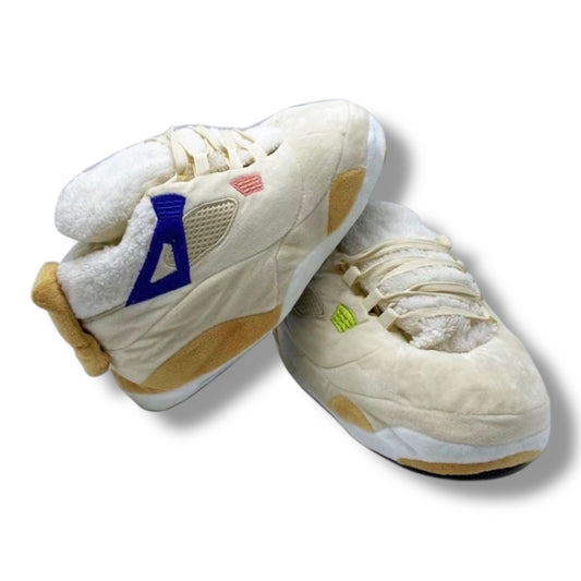 'Hype Tan 4s' Sneaker Slippers - Trend Sellers