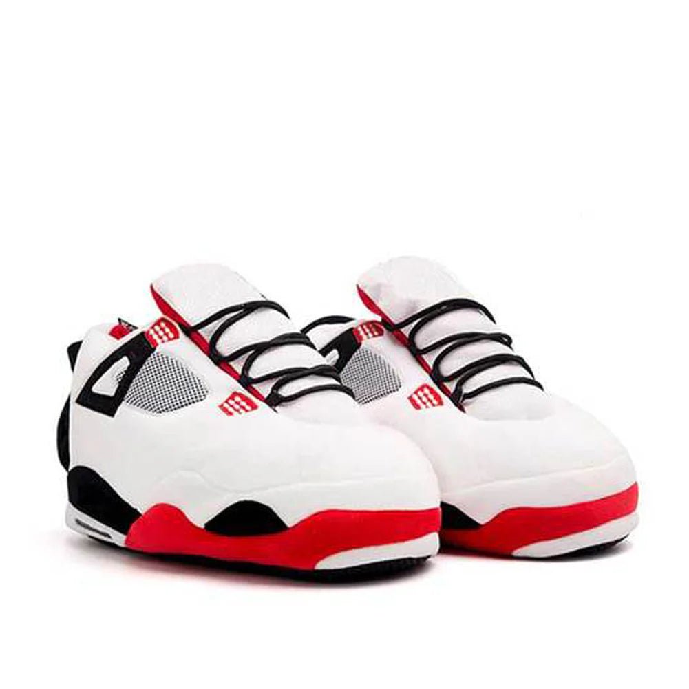 Retro 'White 4s' Sneaker Slippers - Trend Sellers