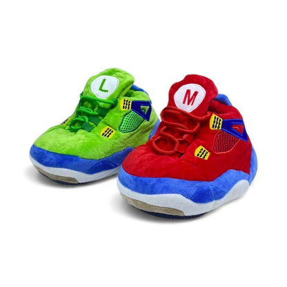 Super Bros Mario Inspired Sneaker Slippers for Kids