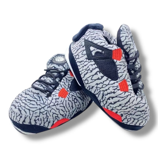 'Zebra 4s' Sneaker Slippers