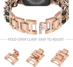 Stainless Steel Luxury Rope Apple Watch Band