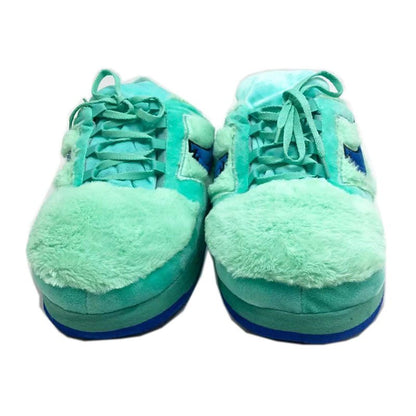 'Furry Green' Sneaker Slippers - Trend Sellers