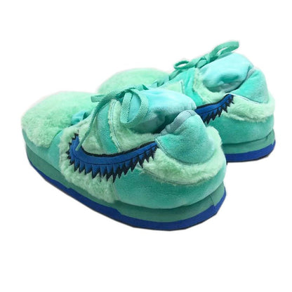'Furry Green' Sneaker Slippers - Trend Sellers