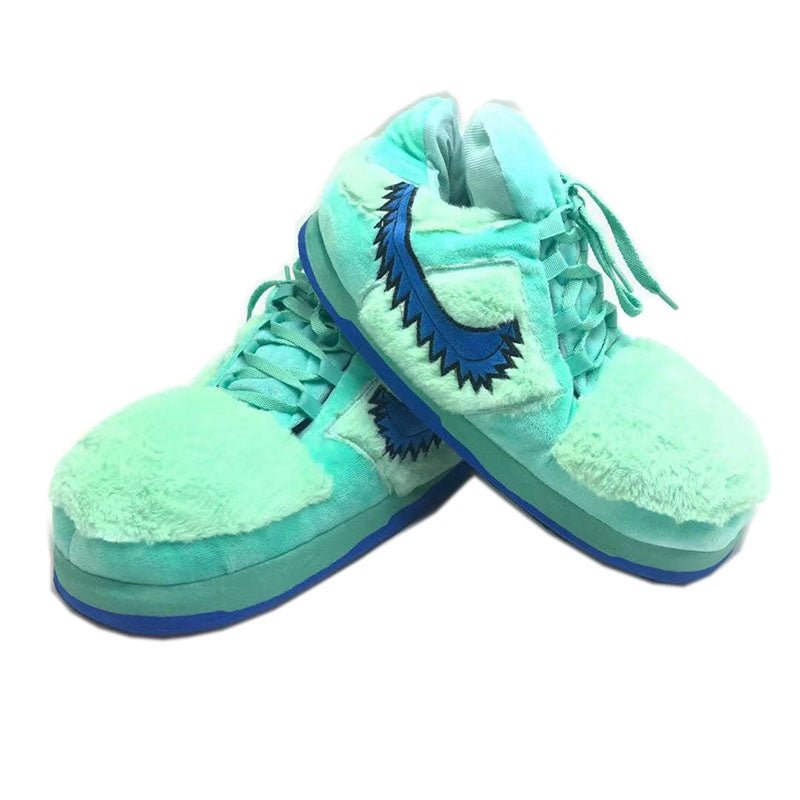 'Furry Green' Sneaker Slippers - Trend Sellers