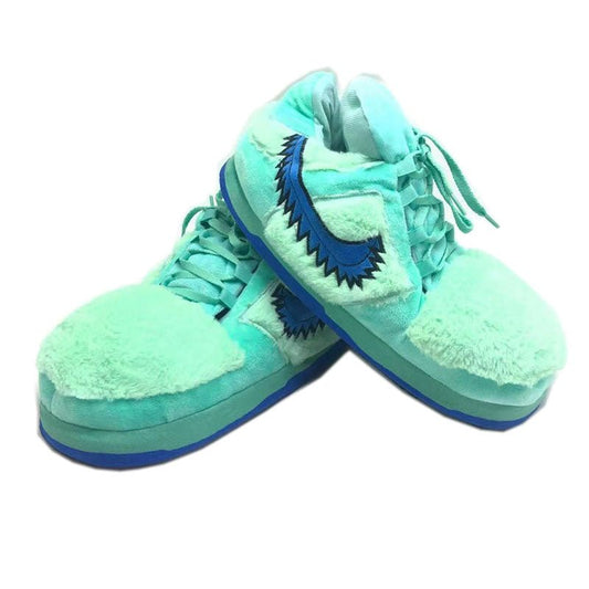 'Furry Green' Sneaker Slippers - Trend Sellers