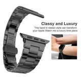 Luxury Stainless Steel Apple Watch Link Bracelet Band